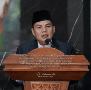 Ketua DPRD Kota Bogor Sampaikan Khutbah Idul Adha di Masjid Baitussalam TTC