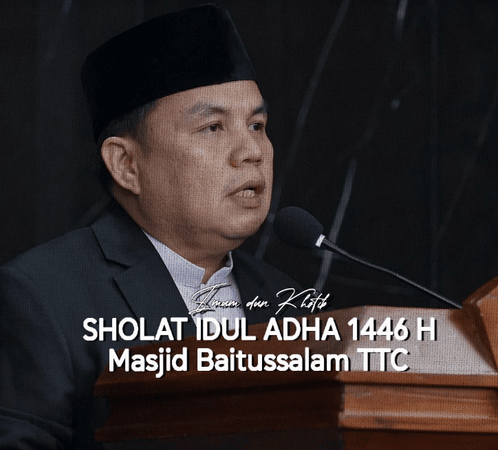 Ketua DPRD Kota Bogor Sampaikan Khutbah Idul Adha di Masjid Baitussalam TTC